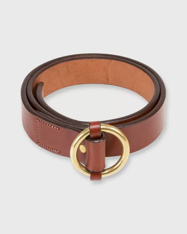 Fashion Mashburn 1.25" O-Ring Belt Oak Bridle