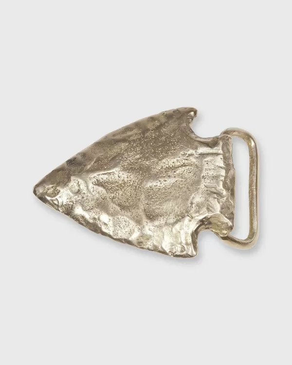 Shop Mashburn Arrowhead Belt Buckle Brass