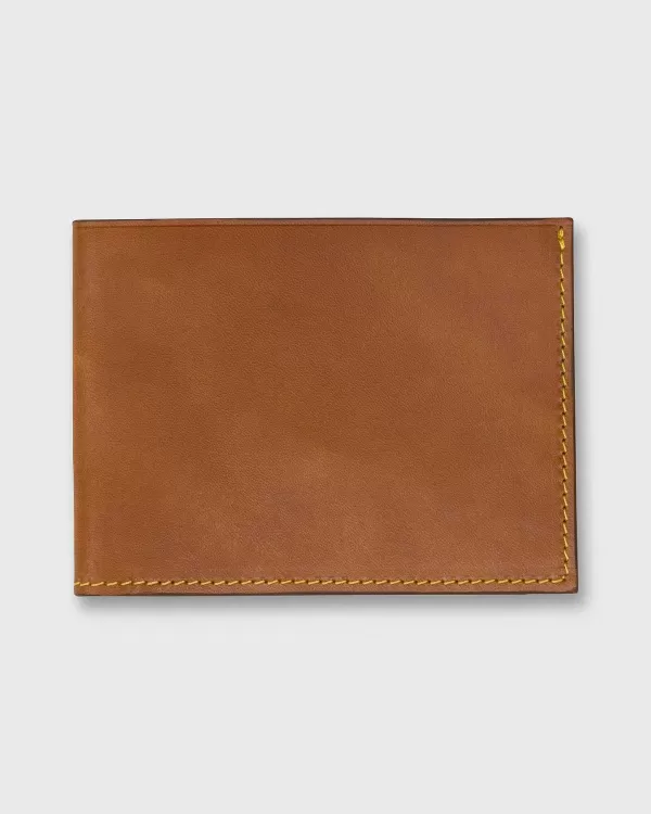 Store Sid Mashburn Bi-Fold Wallet Tan Leather