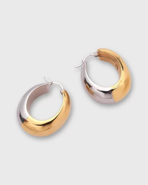 Outlet Lizzie Fortunato Bubble Hoop Earrings Mixed Metal