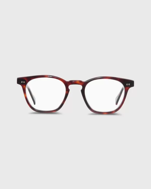 Shop Allyn Scura Legend Eyeglasses Demi-Amber Tortoise