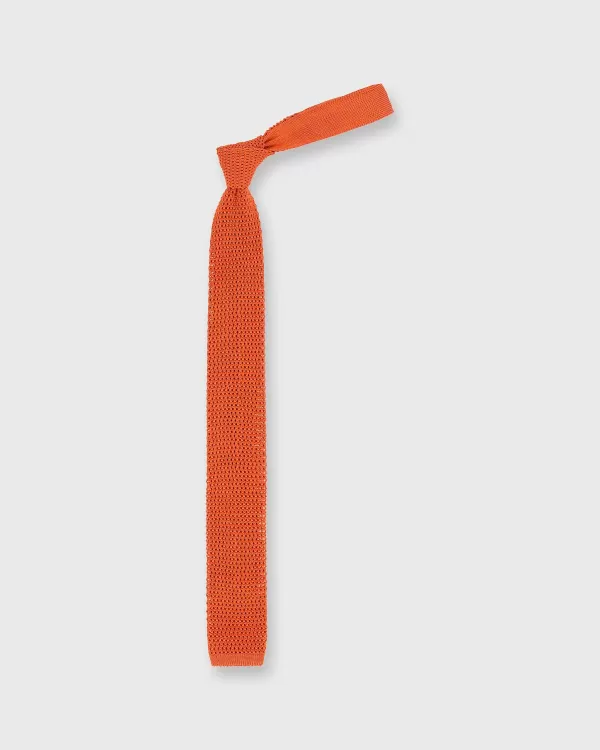 Store Sid Mashburn Silk Knit Tie Orange